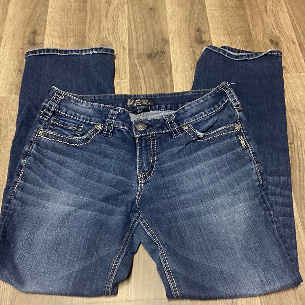 Silver jeans